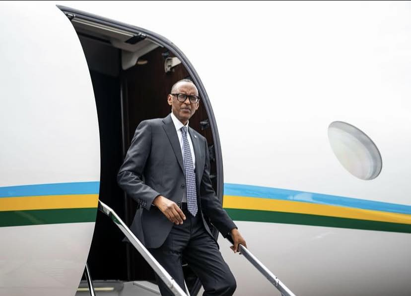 Perezida Paul Kagame yitabiriye umuhango w’irahira rya Perezida mushya wa Gabon, Gen. Brice Oligui Nguema